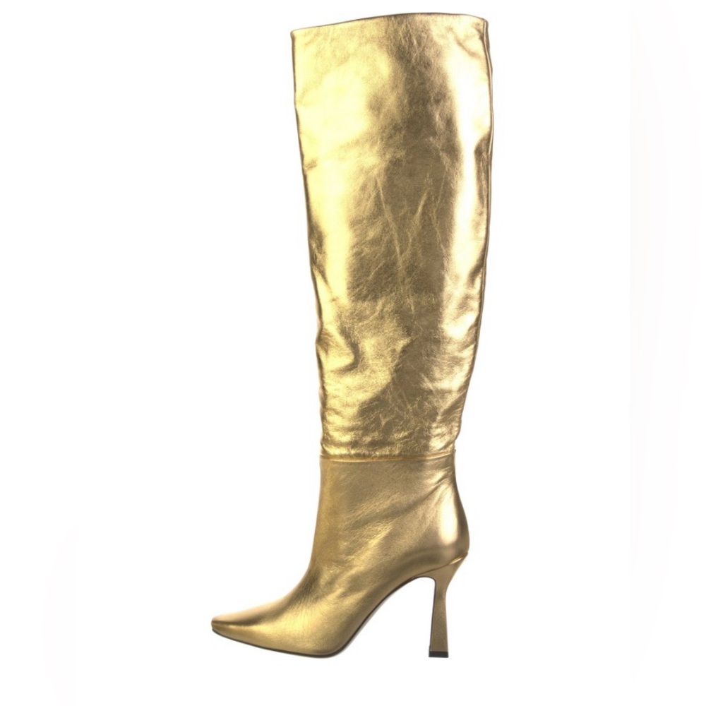 Wandler Gold Over the Knee Boots